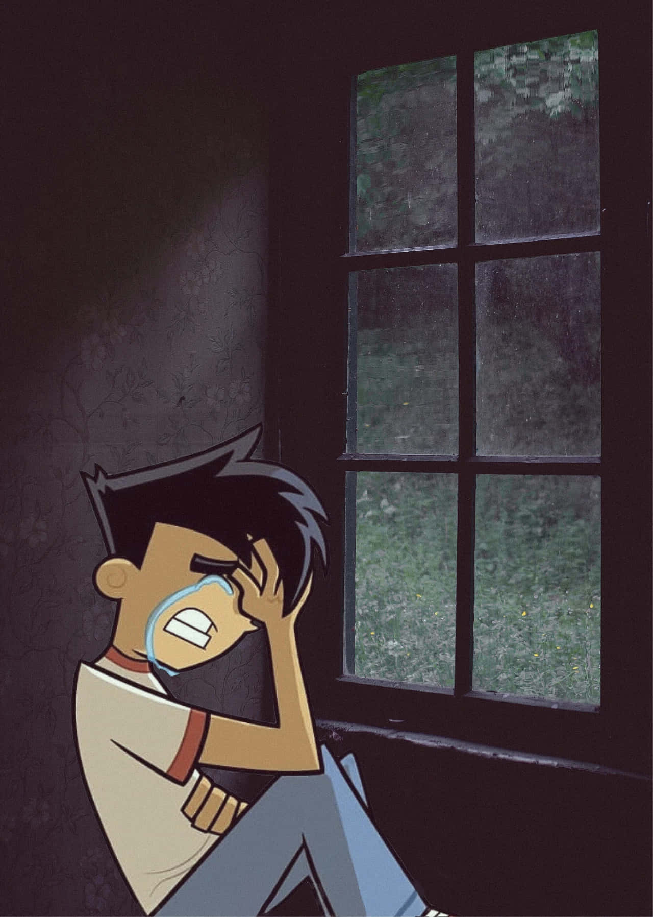 Crying Danny Phantom Pfp Background