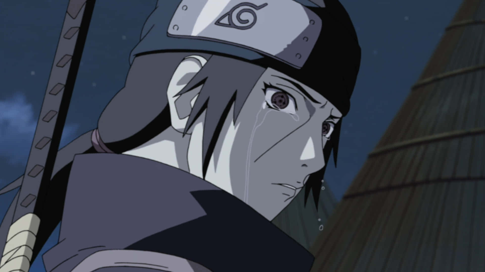 Crying Face Of Naruto Itachi Background