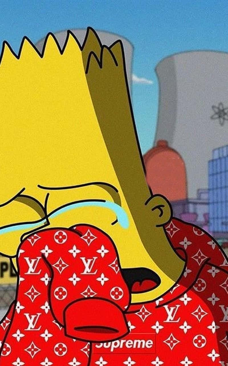 Crying Supreme Simpson Background