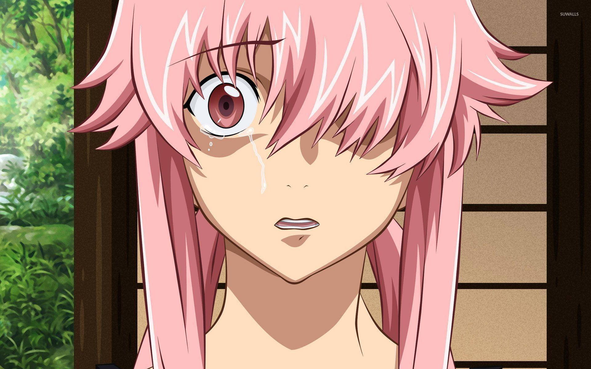 Crying Yuno Gasai Background