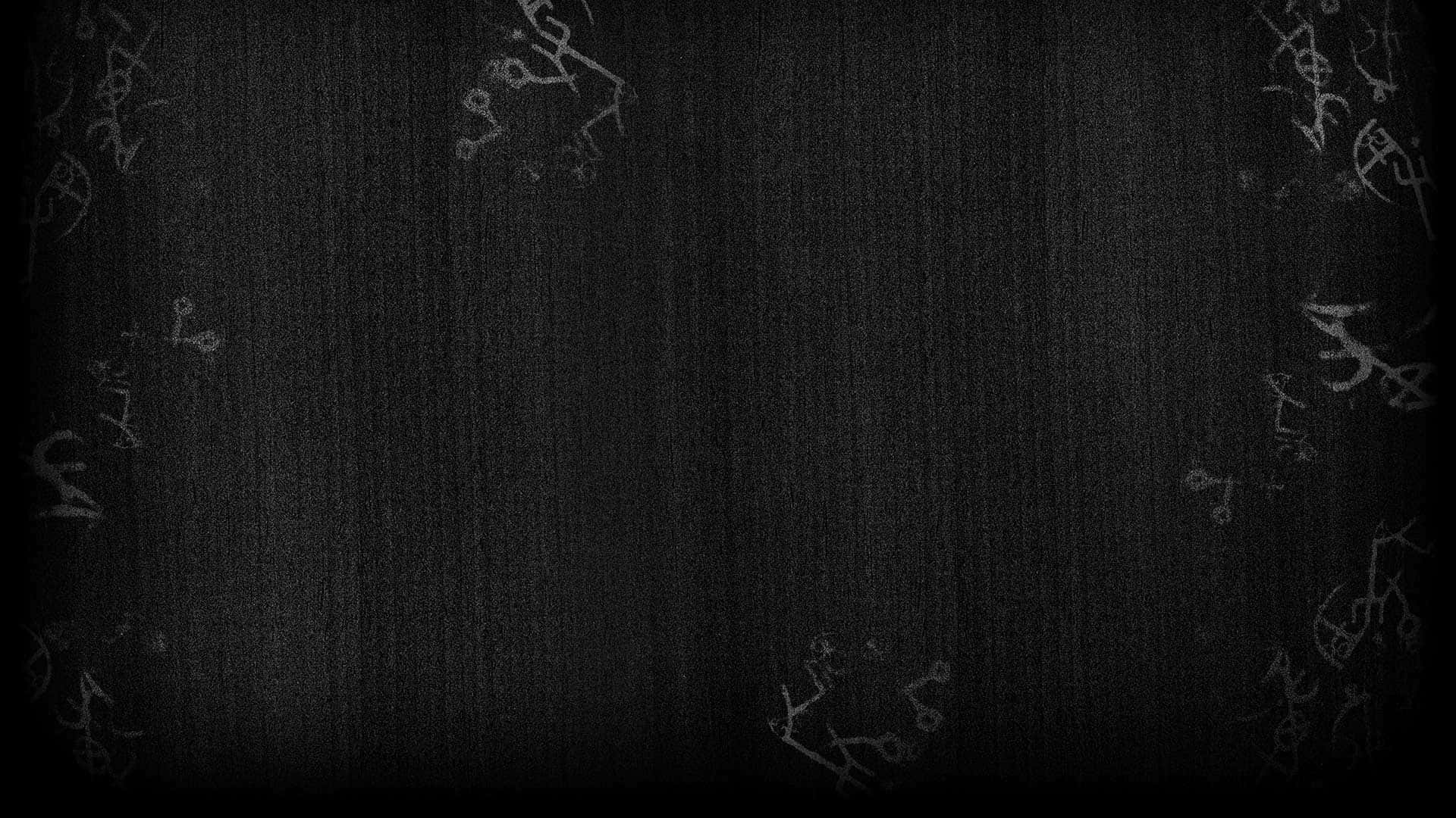 Cryptic Black Blank Frame Background