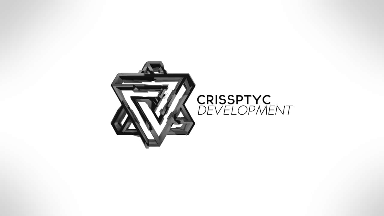 Cryptic Crissptyc Development Logo Background
