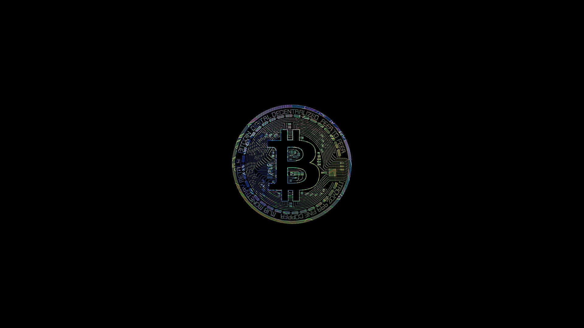Crypto Bitcoin Motherboard Background