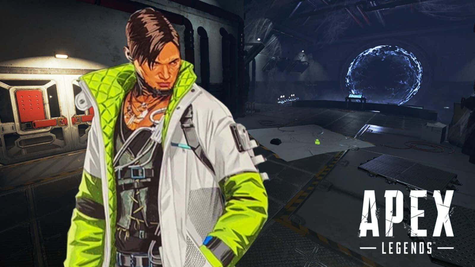 Crypto Working His Magic In Apex Legends Background