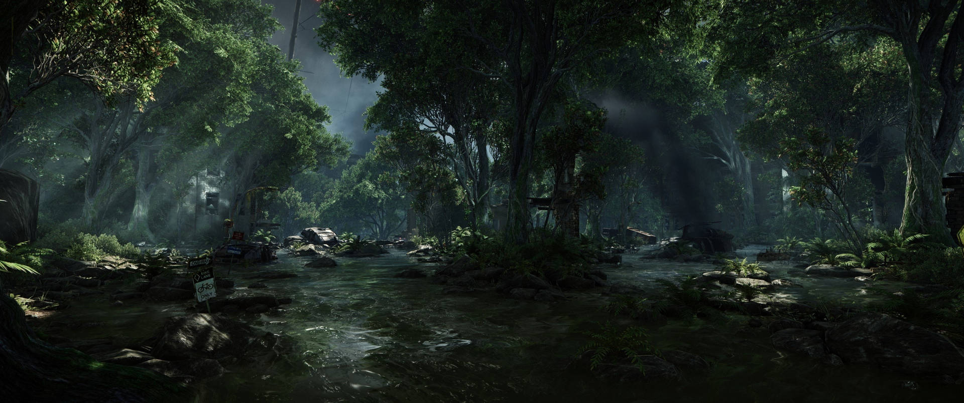 Crysis 3 Apocalyptic City 4k Background