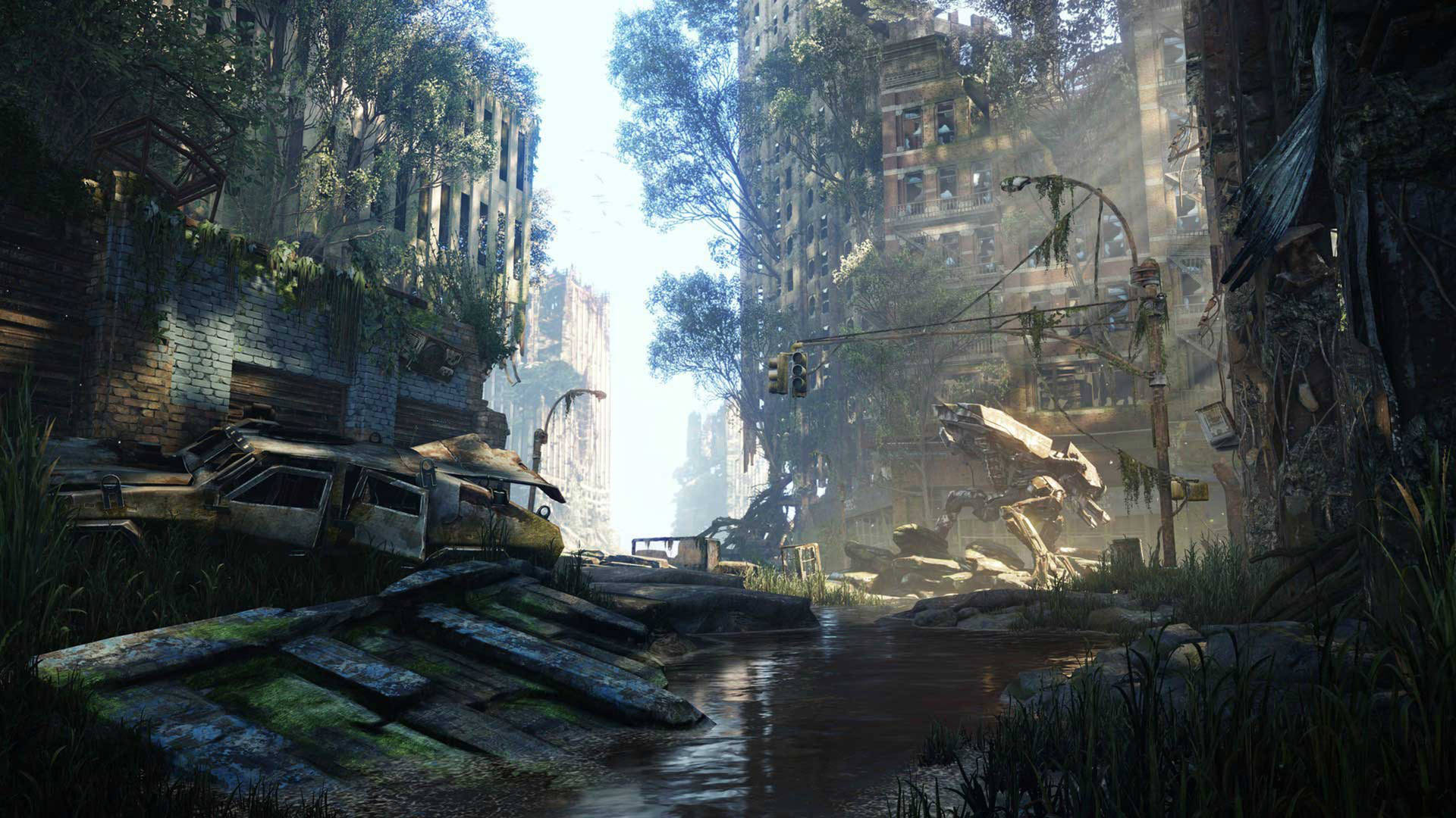 Crysis 3 Ceph Guarding Background