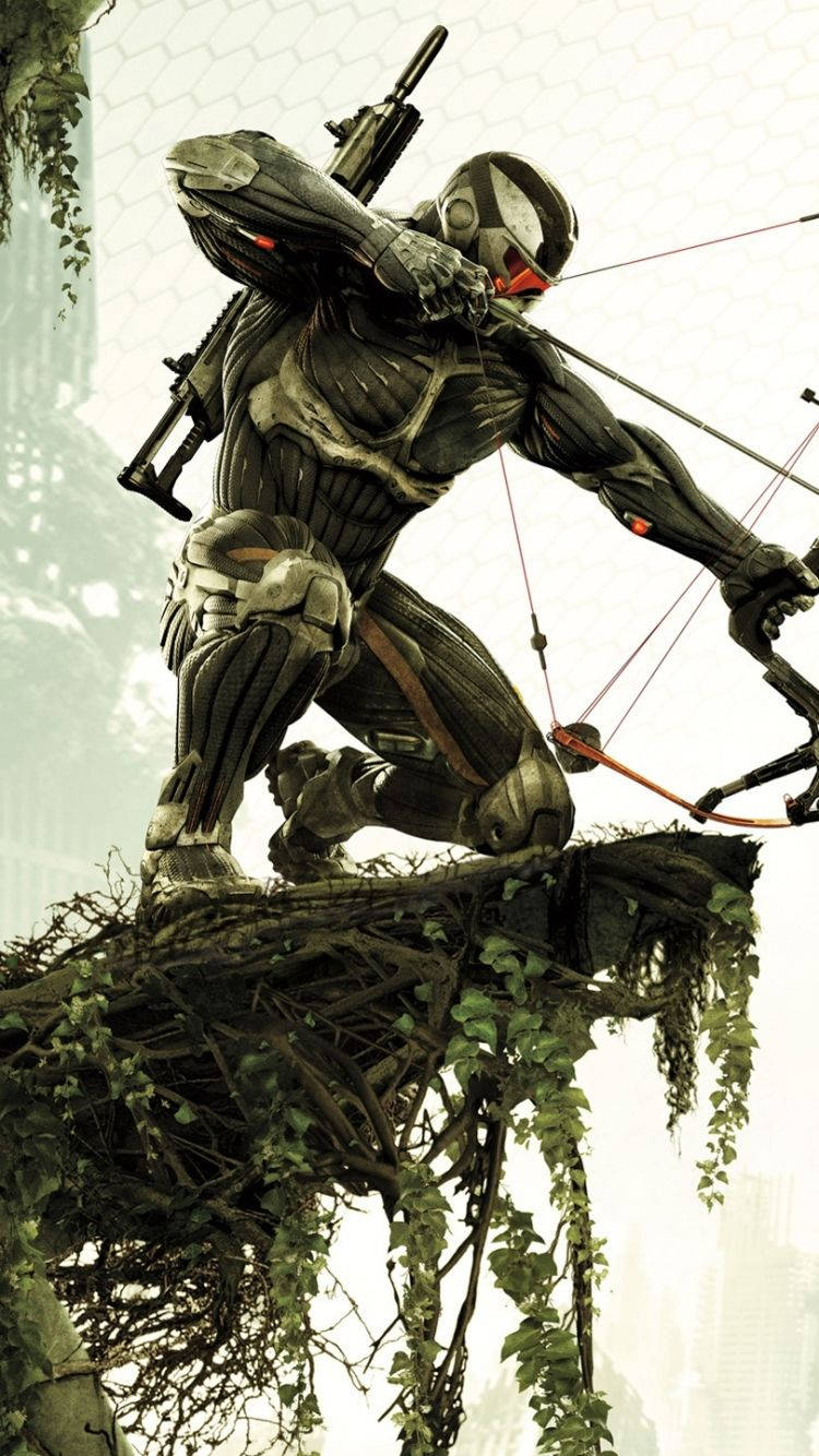 Crysis 3 Prophet Drawing Bow Background