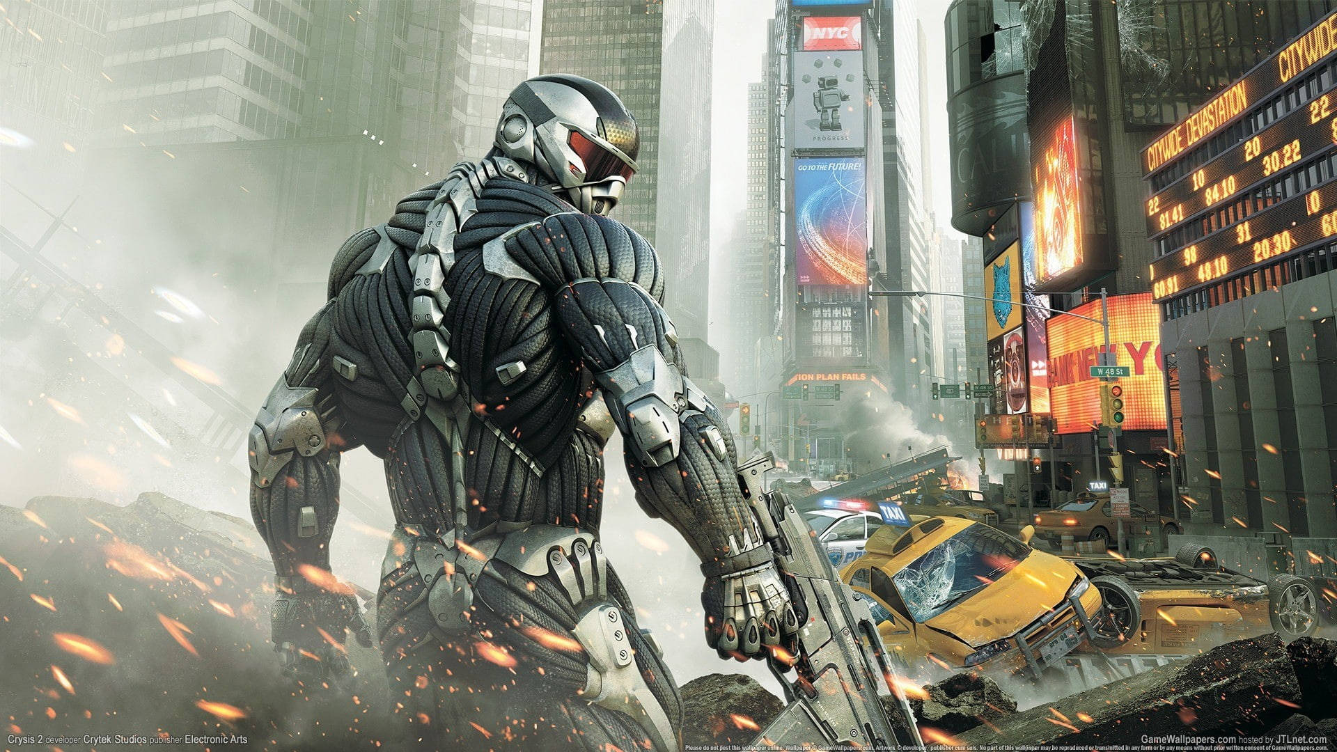 Crysis 3 Times Square Ruins 4k
