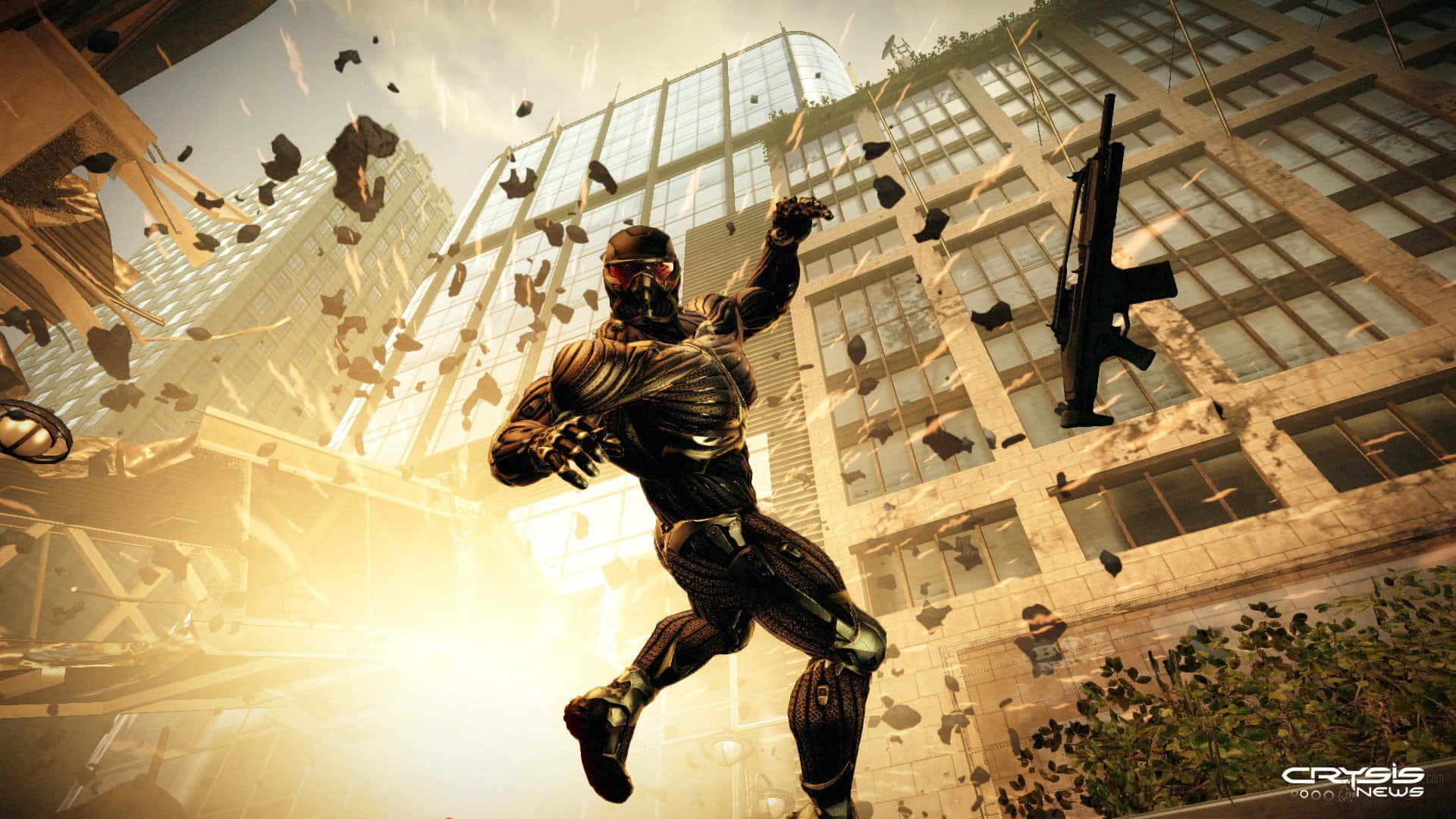 Crysis Nanosuit Soldier Action Background