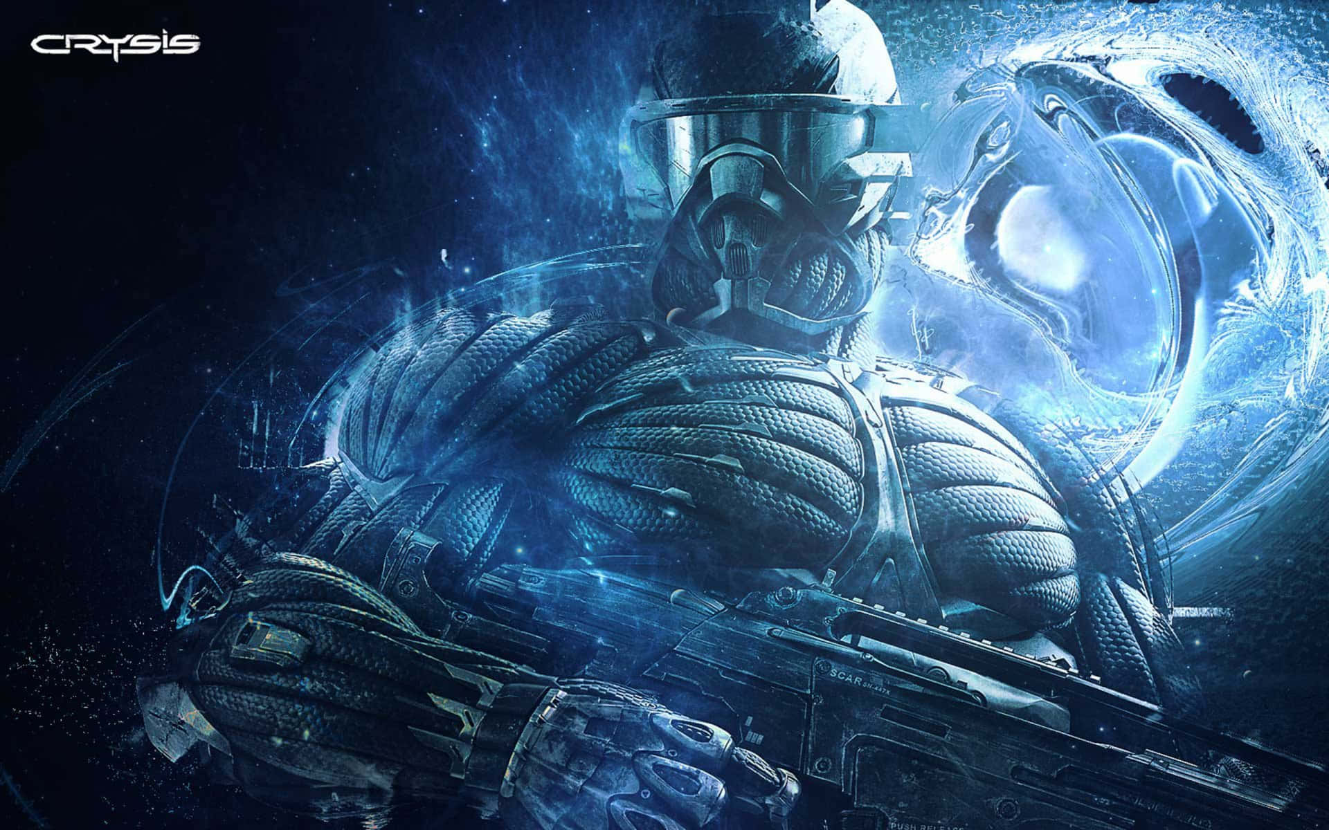 Crysis Nanosuit Soldier Artwork Background