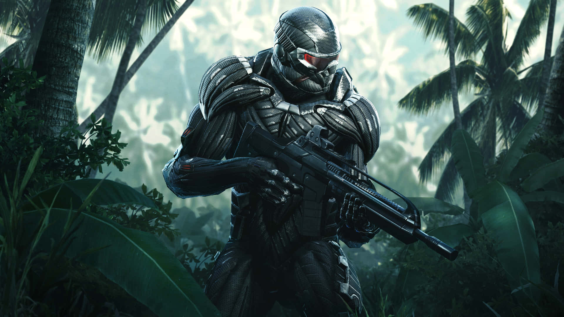 Crysis Nanosuit Soldier Jungle Background Background