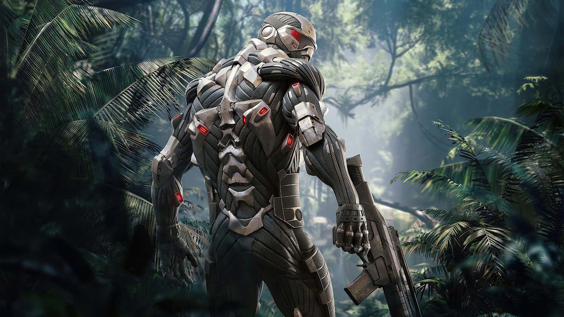 Crysis Nanosuit Soldier Jungle Patrol Background