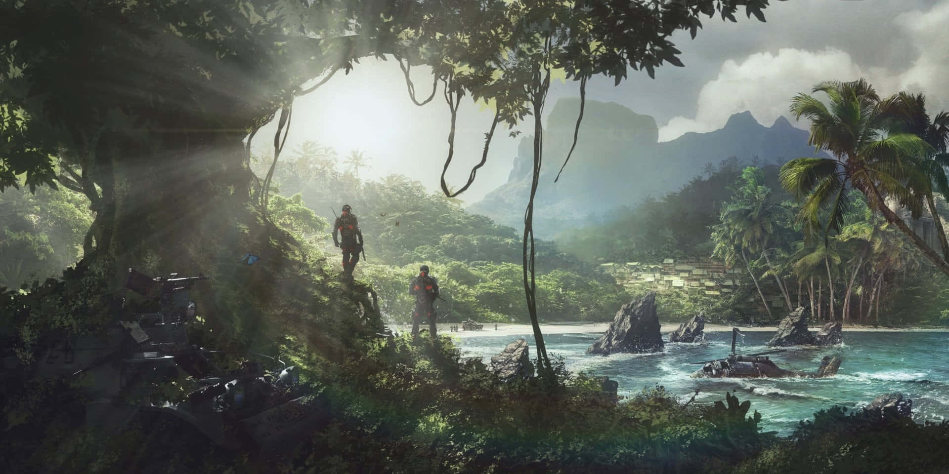 Crysis Tropical Infiltration Background