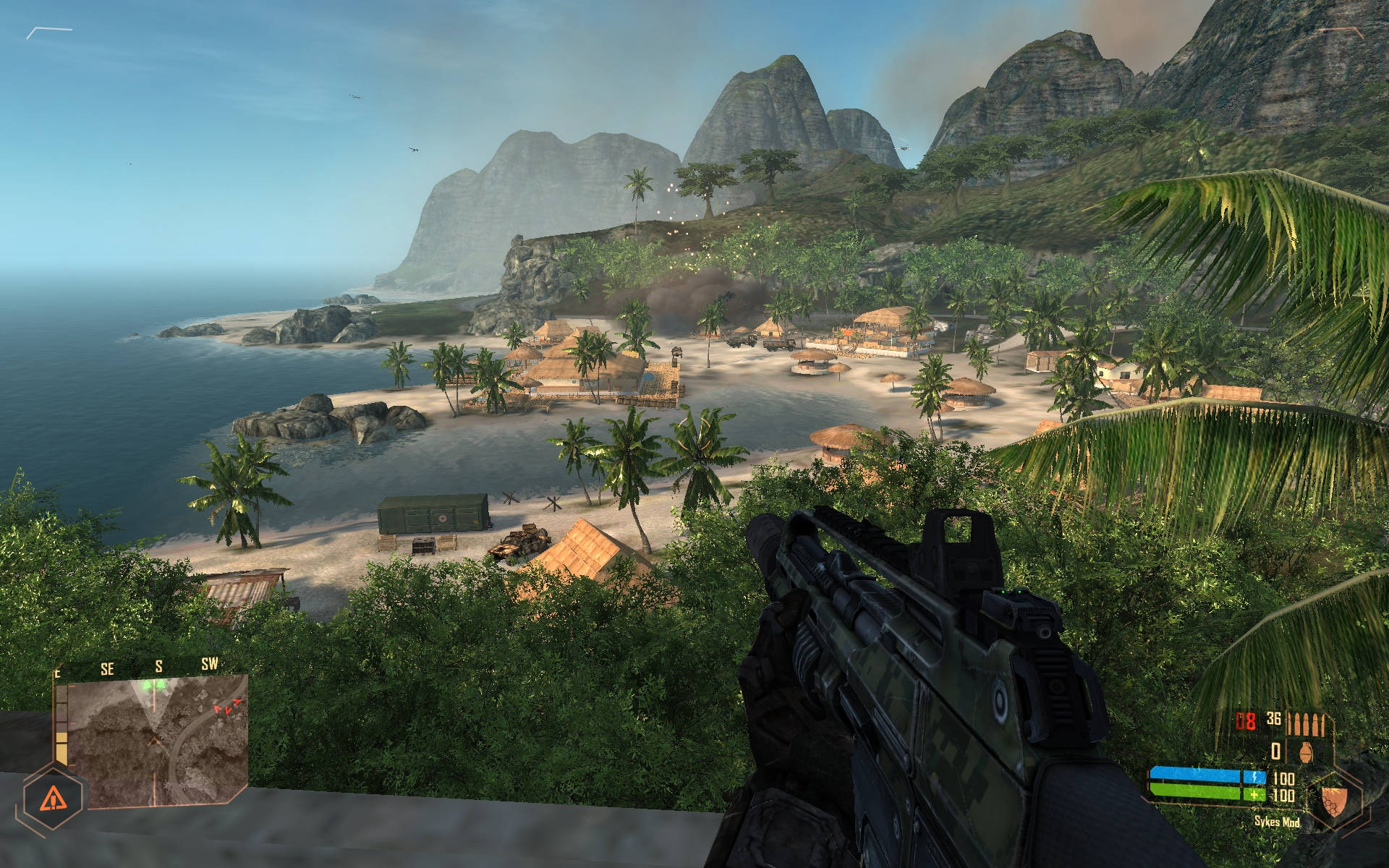Crysis Warhead Beach View Background