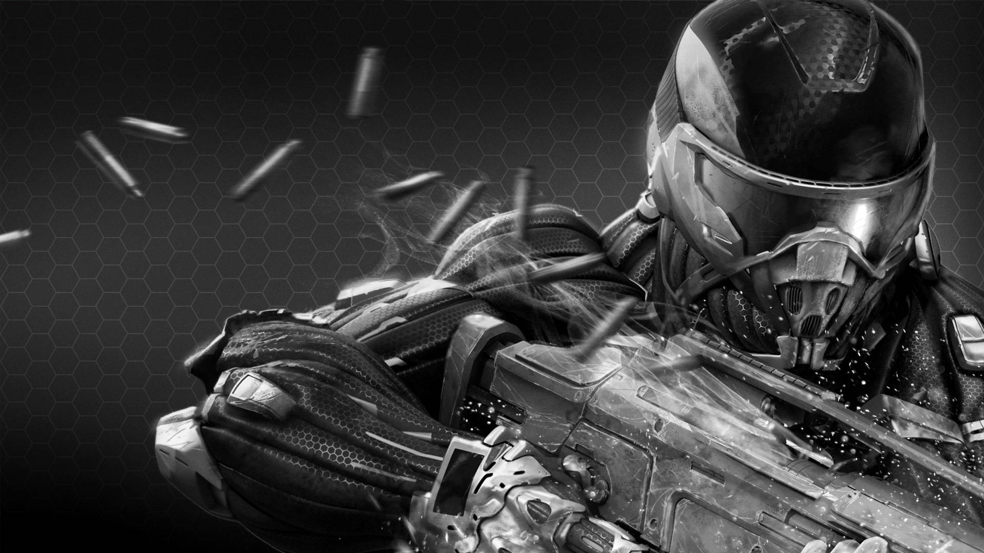 Crysis Warhead Black And White Background