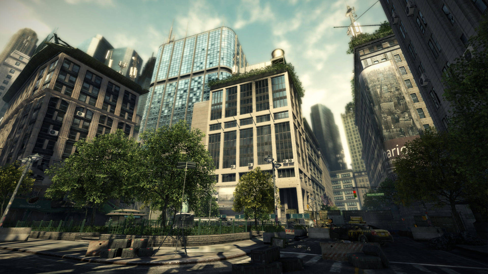 Crysis Warhead Buildings Background
