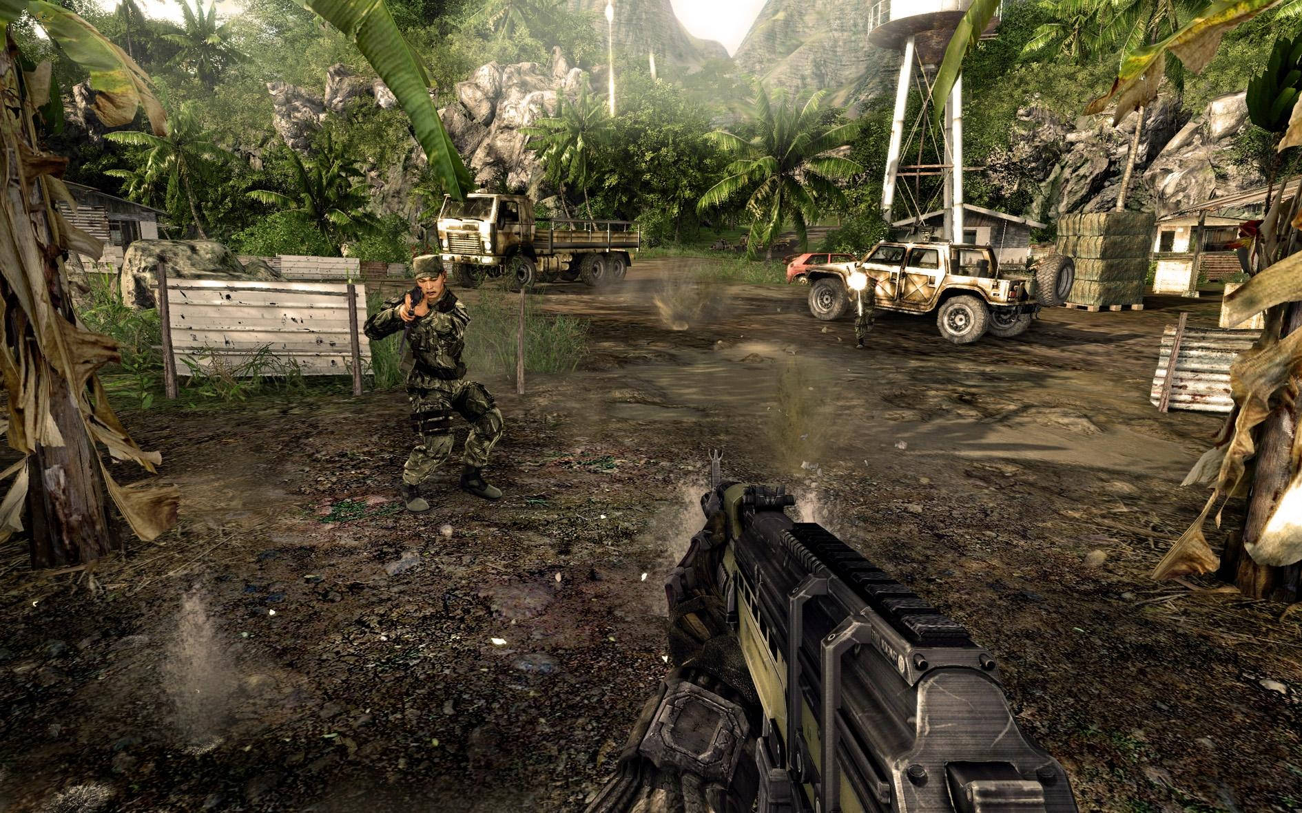 Crysis Warhead Fight Scene Background