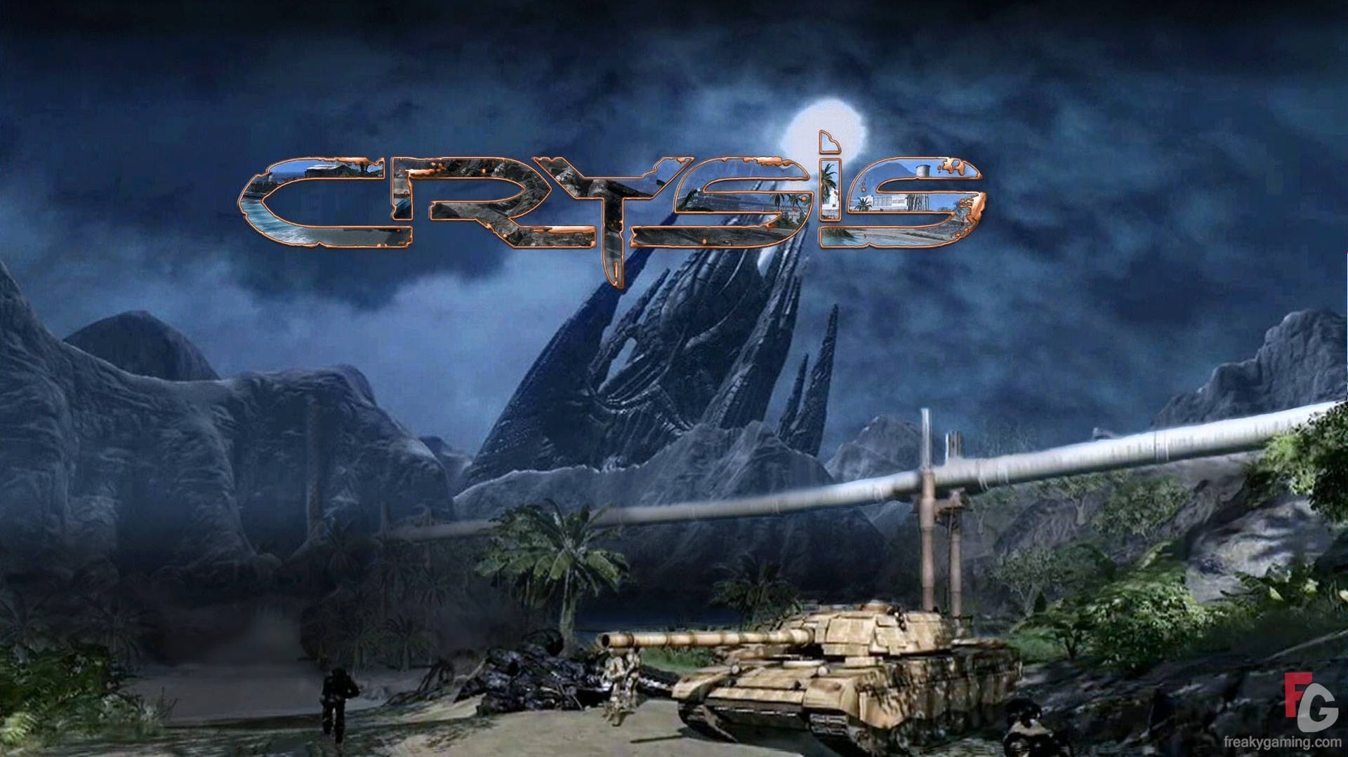 Crysis Warhead Military Tank Background