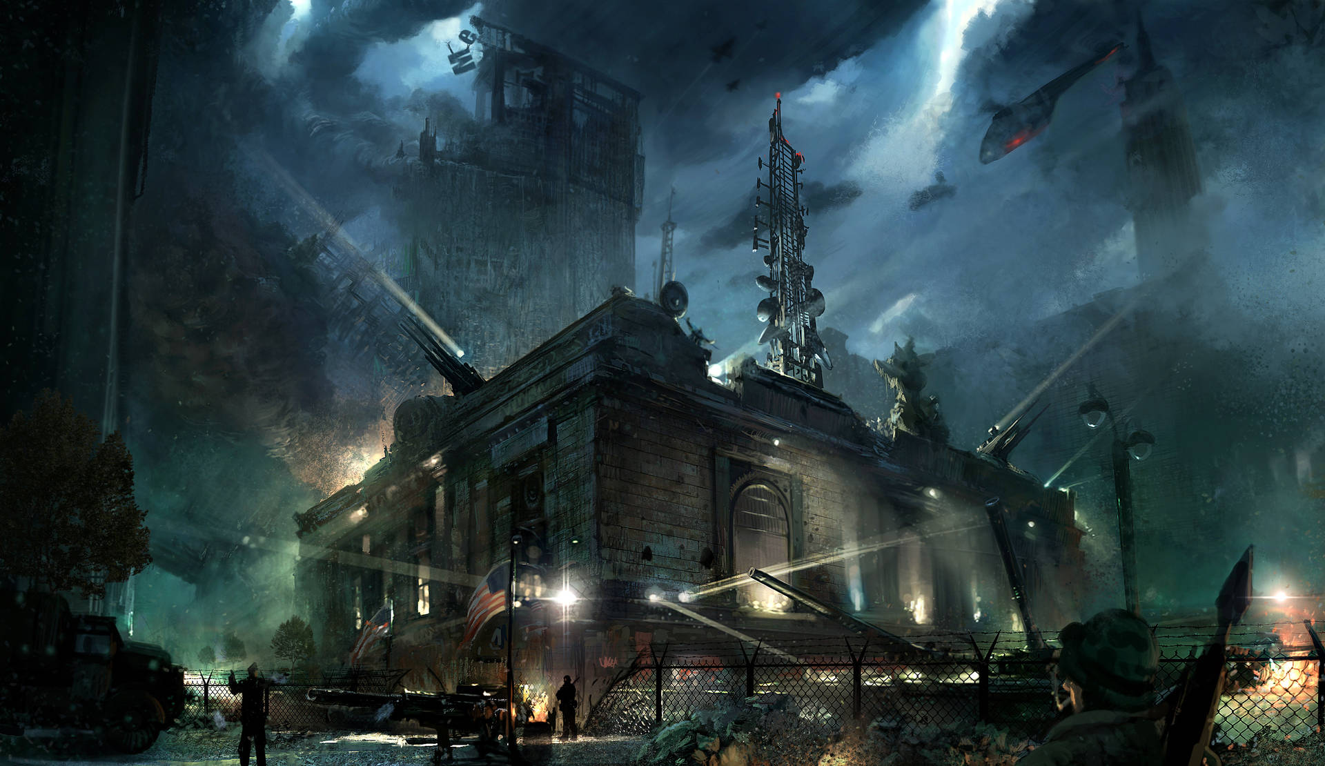 Crysis Warhead Old Building Background
