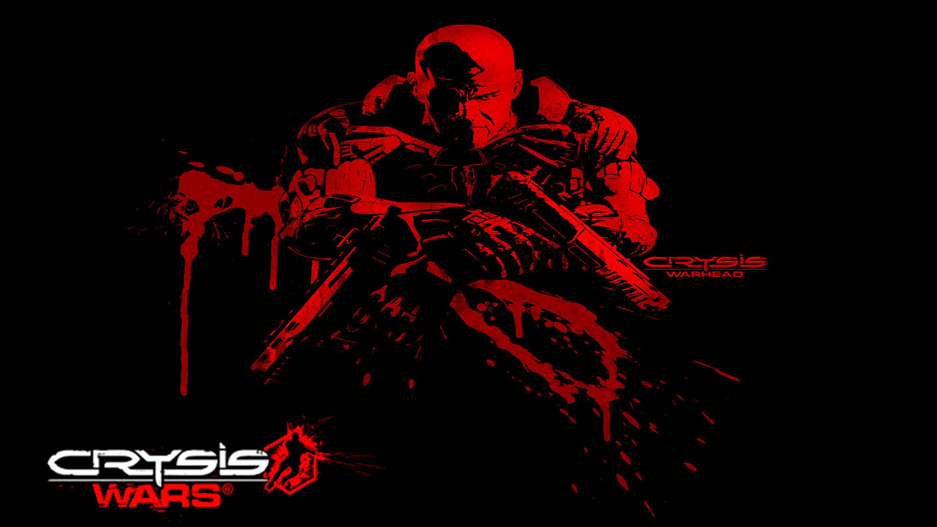 Crysis Warhead Red Poster Background