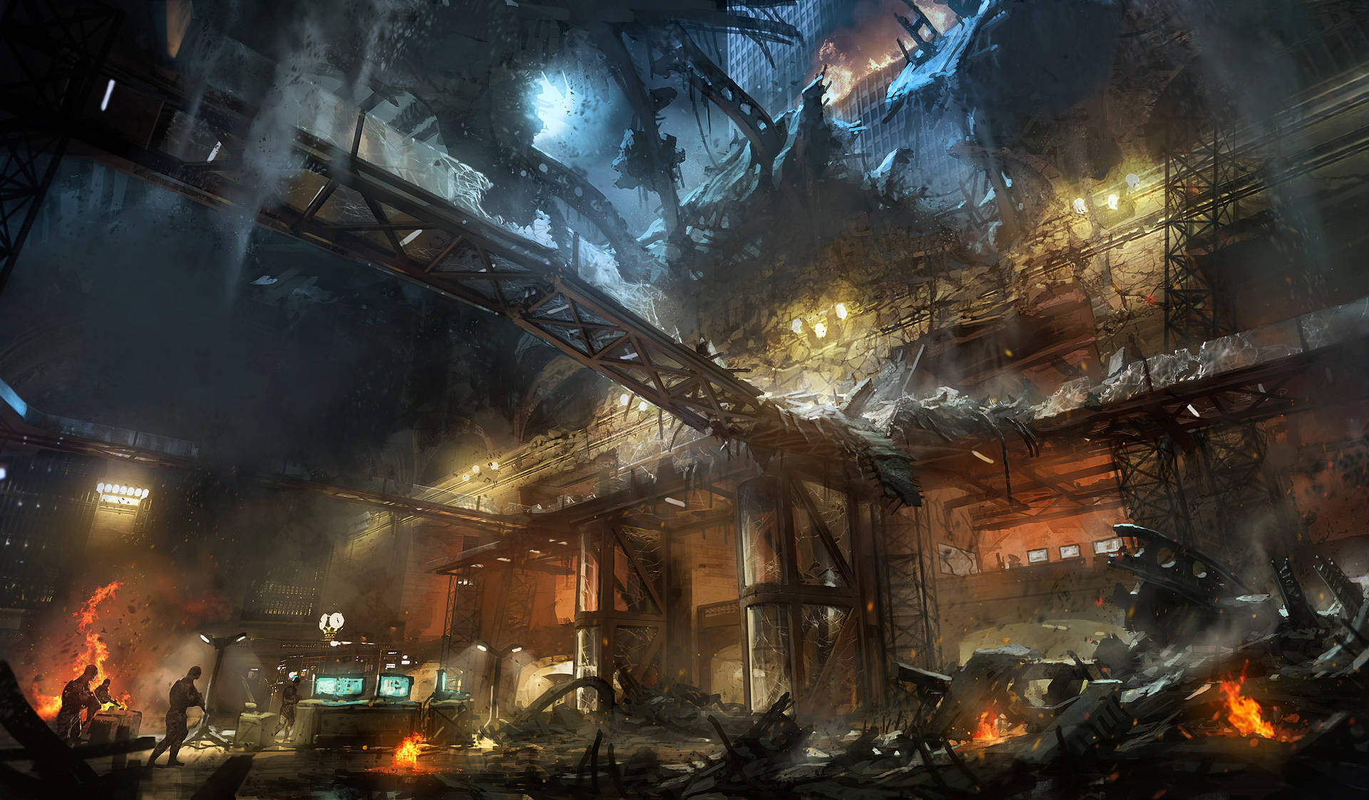 Crysis Warhead Ruins Background