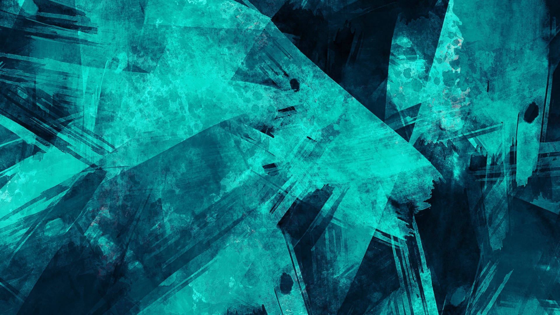 Crystal Like Green Blue Texture Background