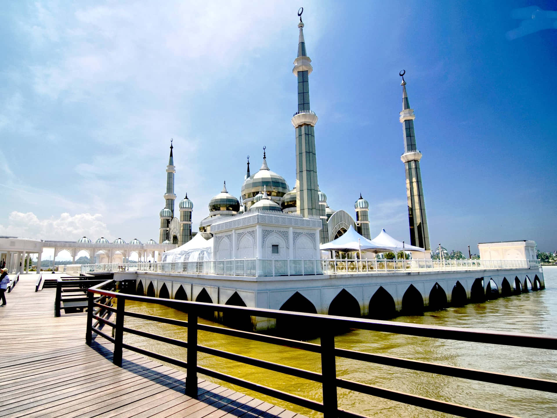 Crystal Mosque Terengganu Malaysia Background