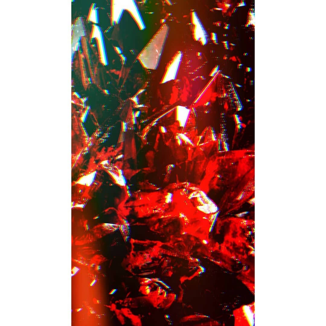 Crystal Red Baddie Background