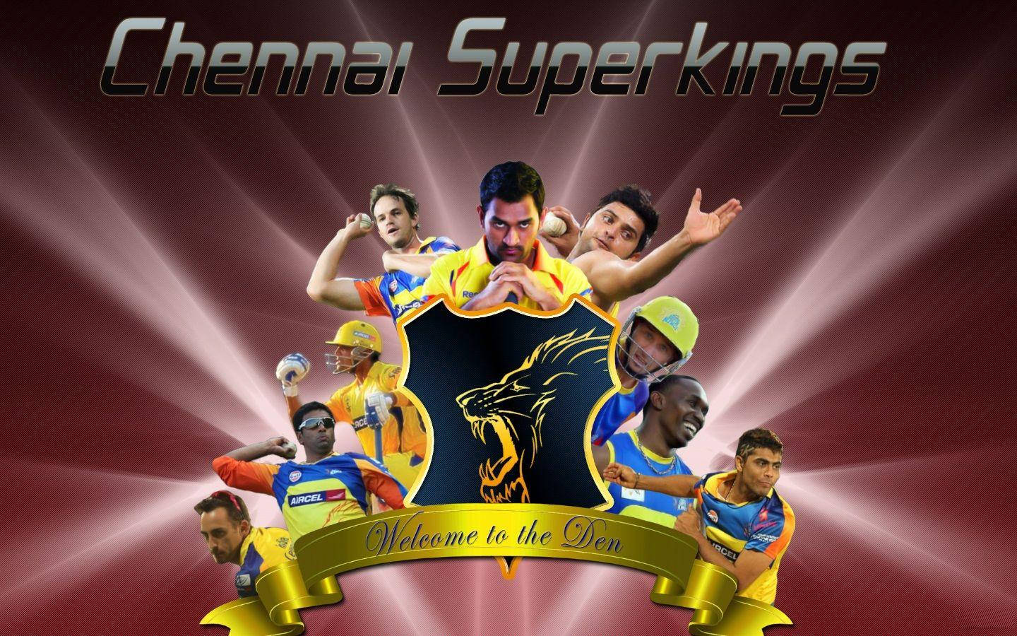 Csk Players Background