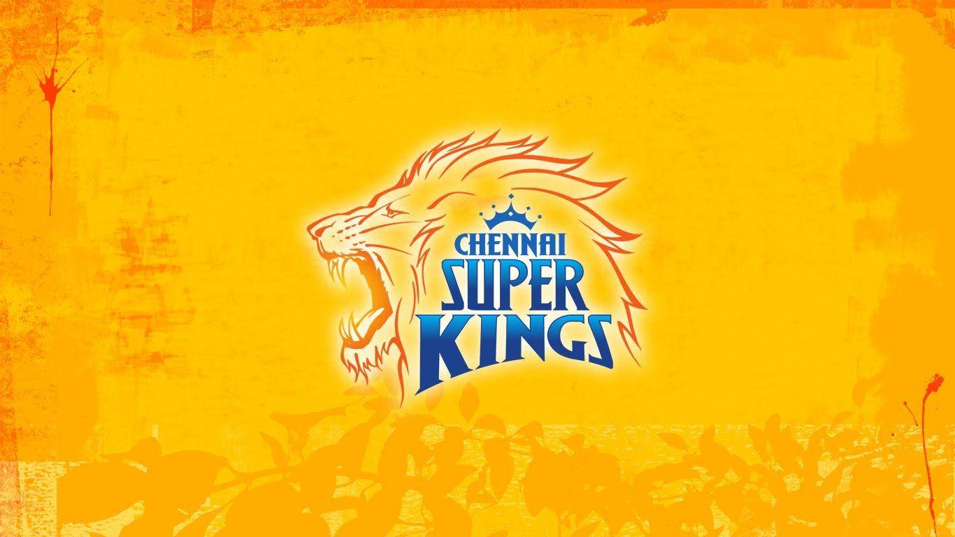 Csk Yellow Logo Poster Background