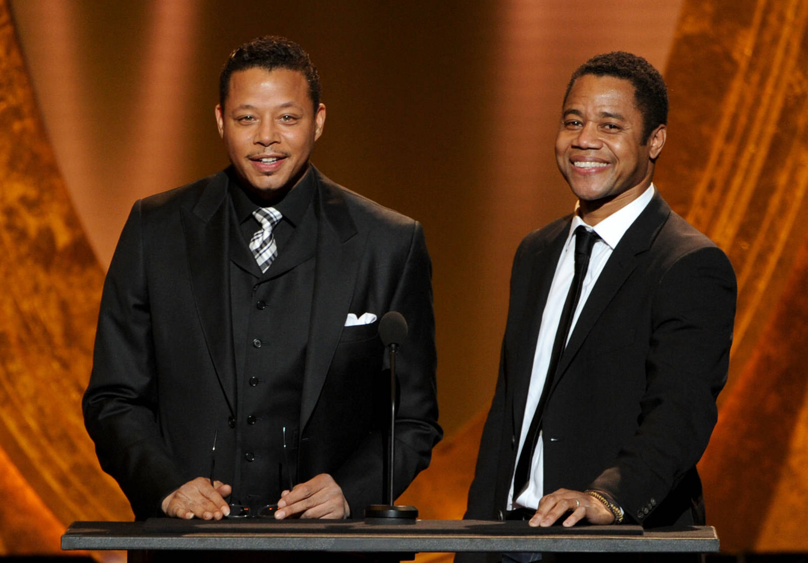 Cuba Gooding Jr And Terrence Howard Emmy Awards Background