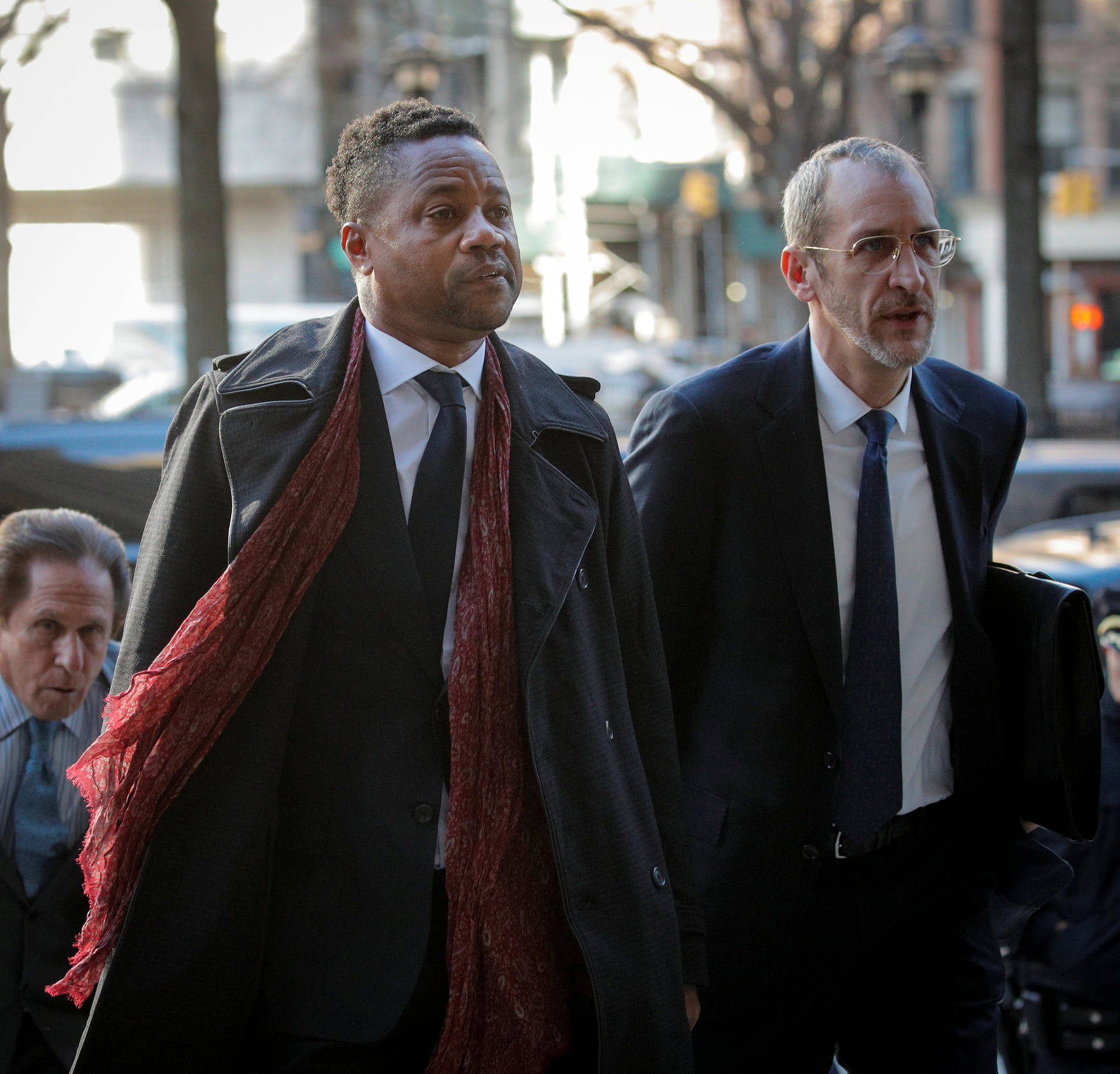 Cuba Gooding Jr. During Trial Background