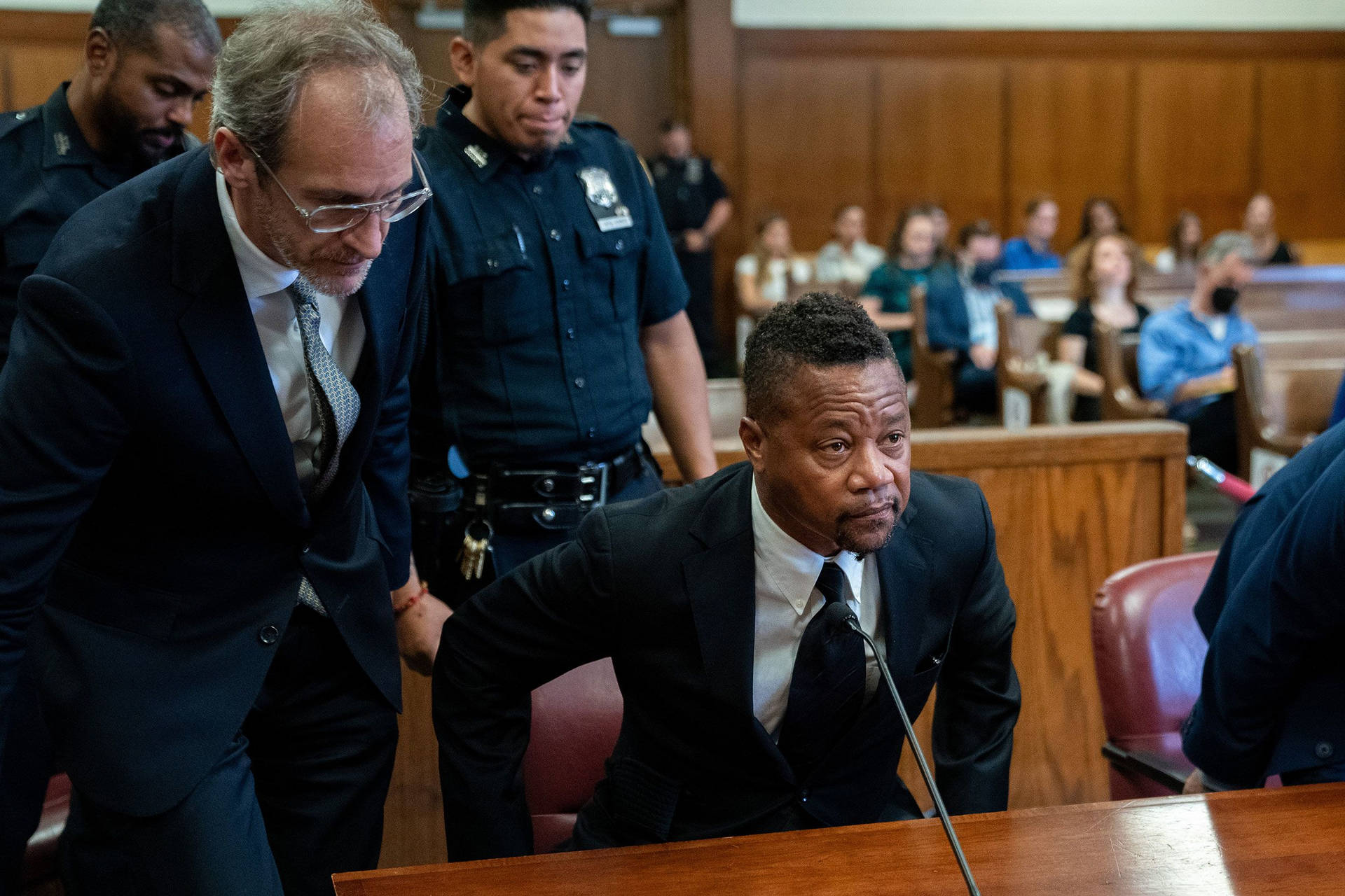 Cuba Gooding Jr In Courtroom Background