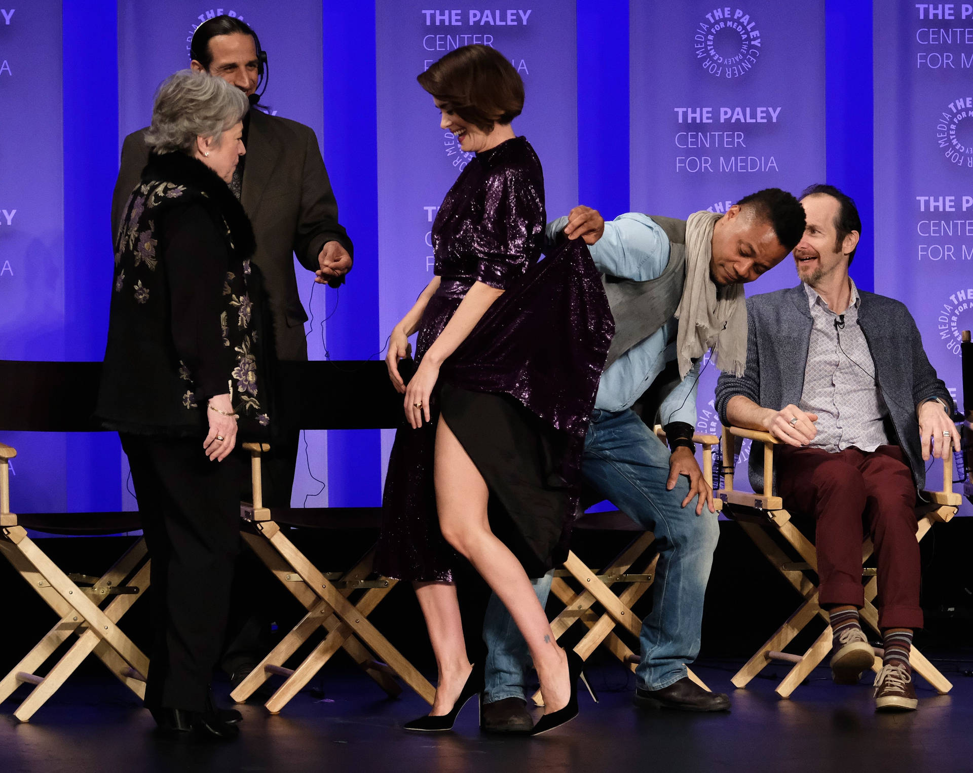 Cuba Gooding Jr Paleyfest Panel Background