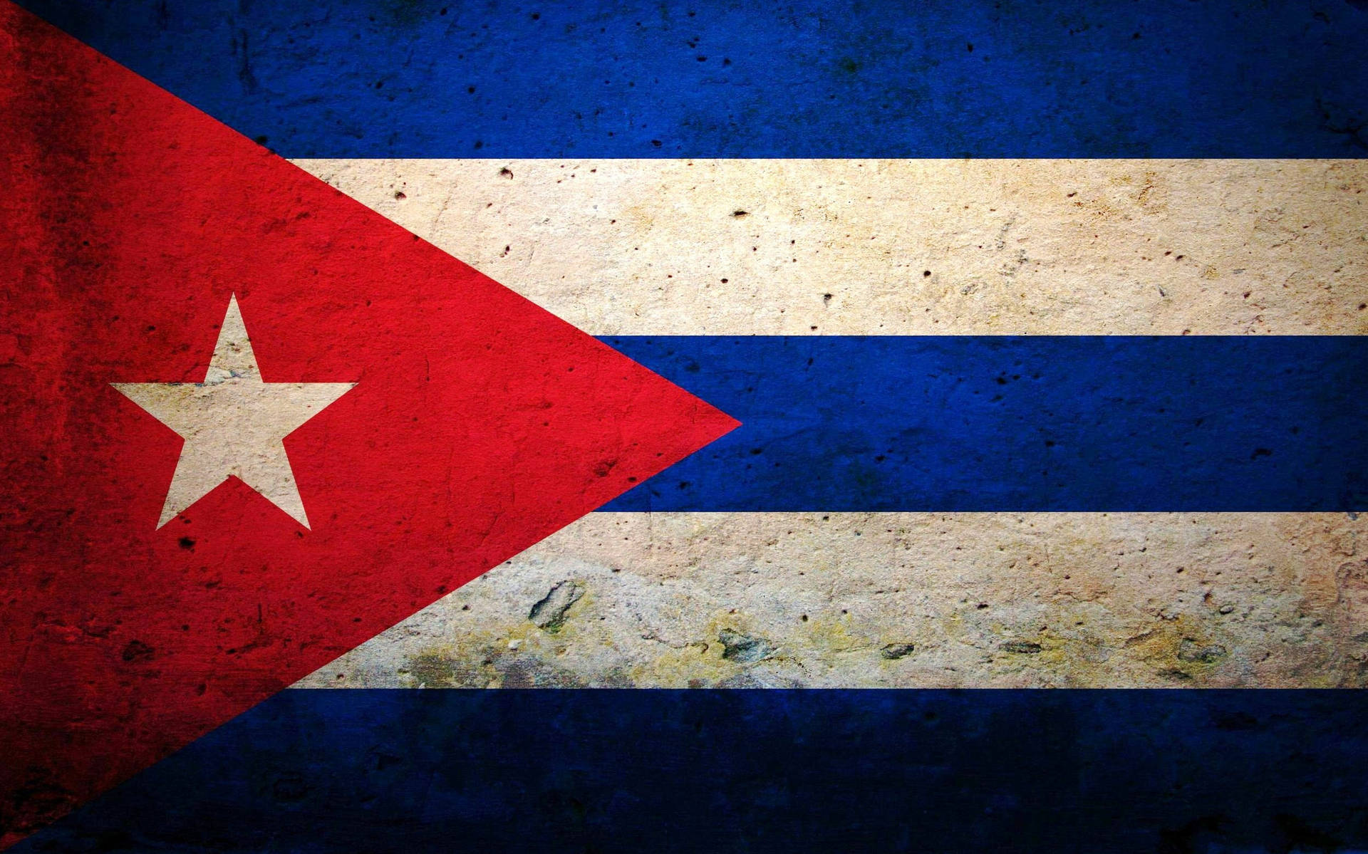 Cuban Flag Smudge Desktop Art Background