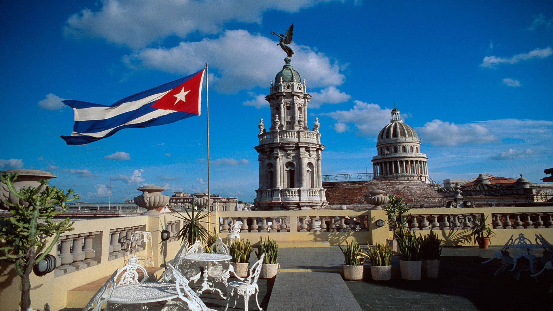 Cuban Flag The Giraldilla Background