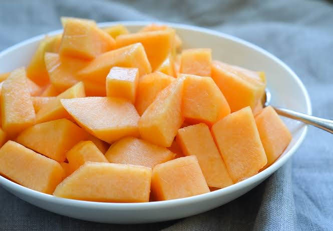 Cube Cantaloupe Background