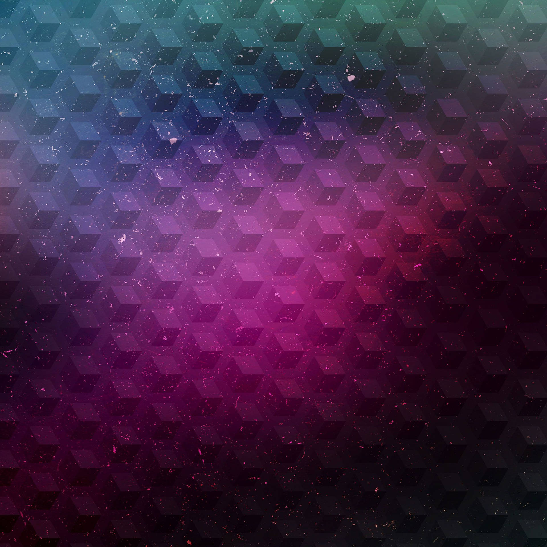 Cubes On Galaxy Free Ipad Background