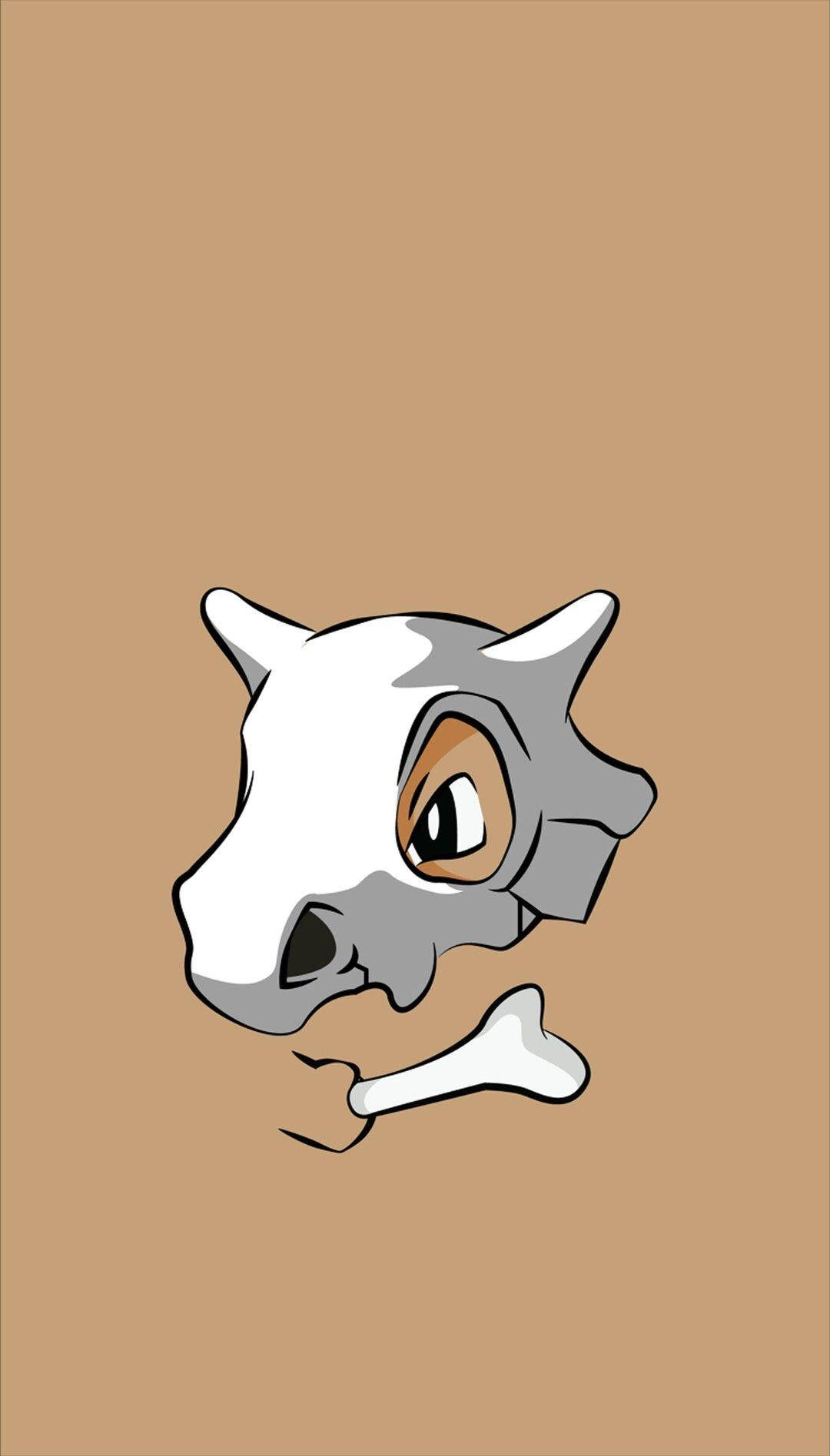 Cubone Holding Bone Background