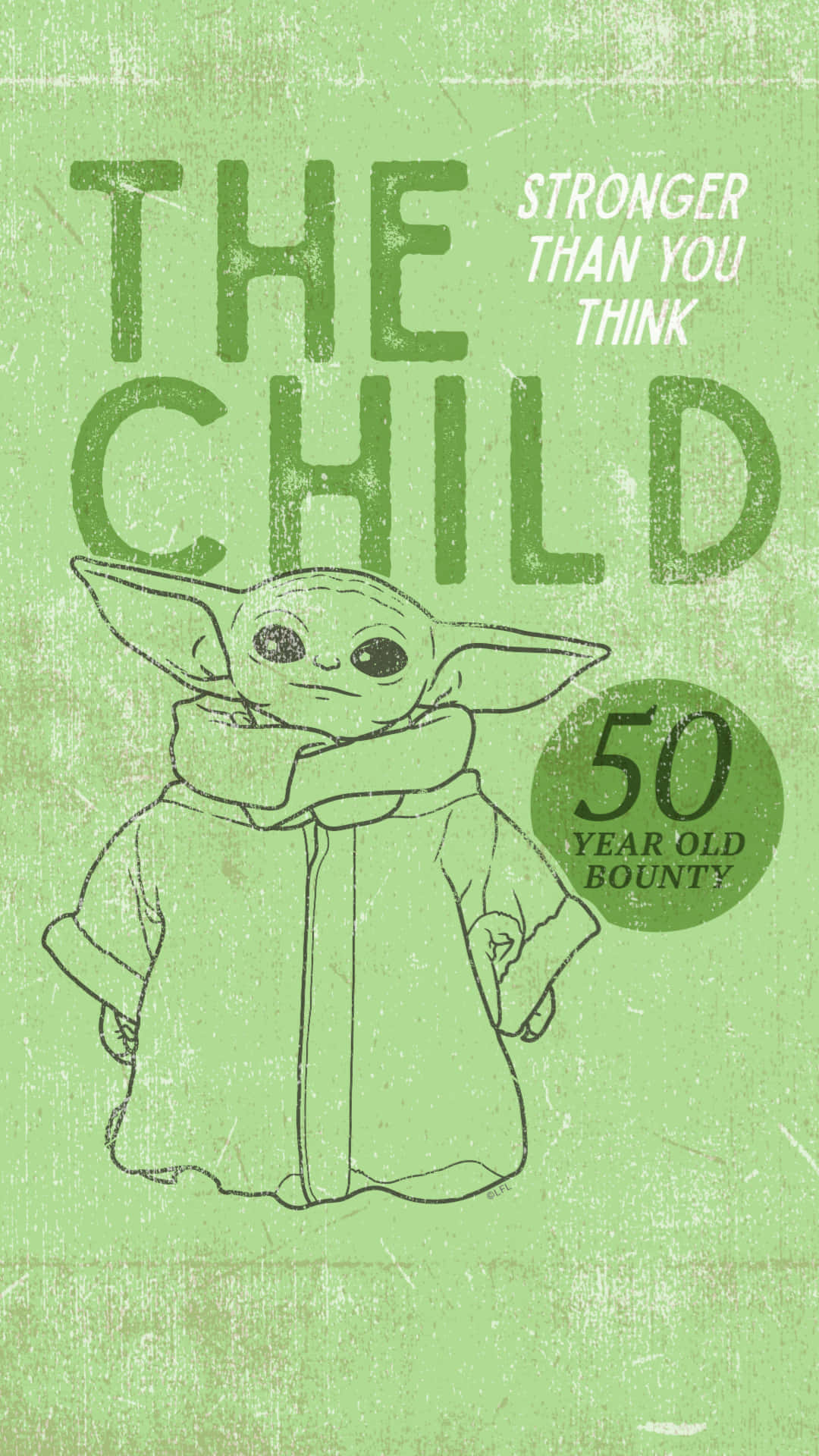 Cuddle Up With Your Favorite Character, Baby Yoda, While Using Your Phone. Background