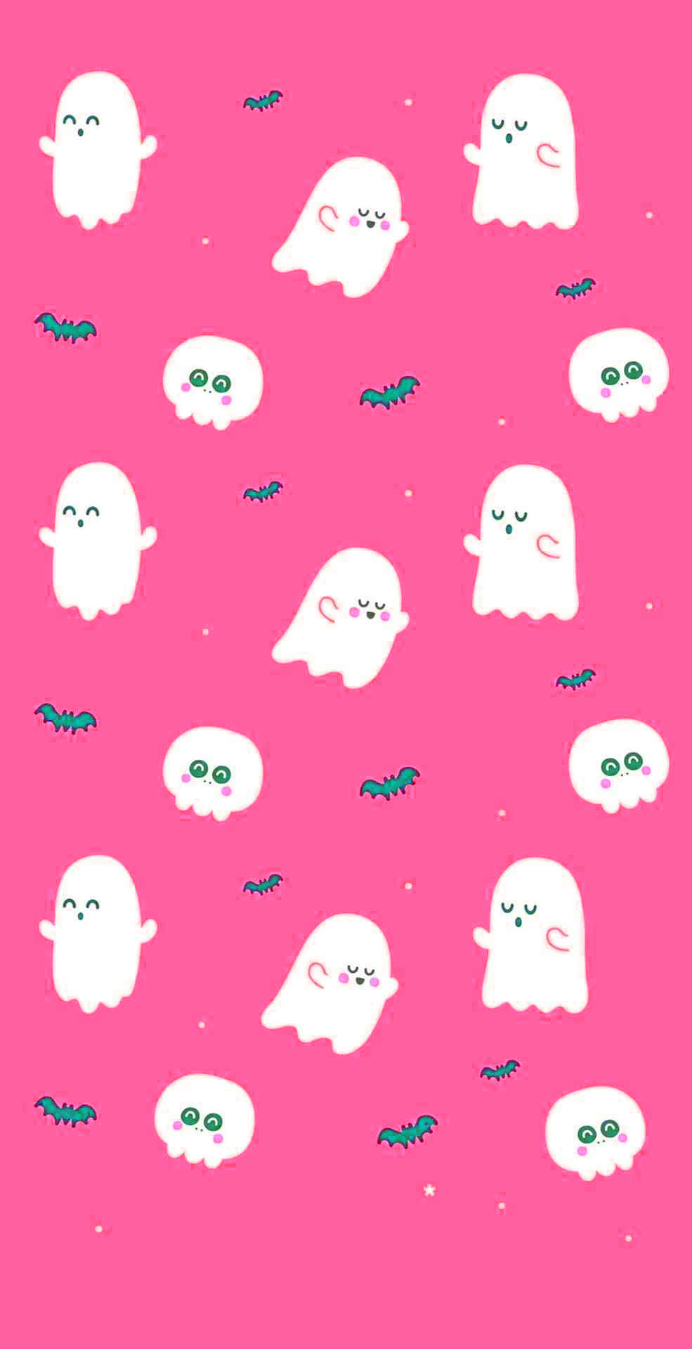 Cuddly Cuteness: A Little Ghost Is Sure To Bring A Smile To Your Face! Background