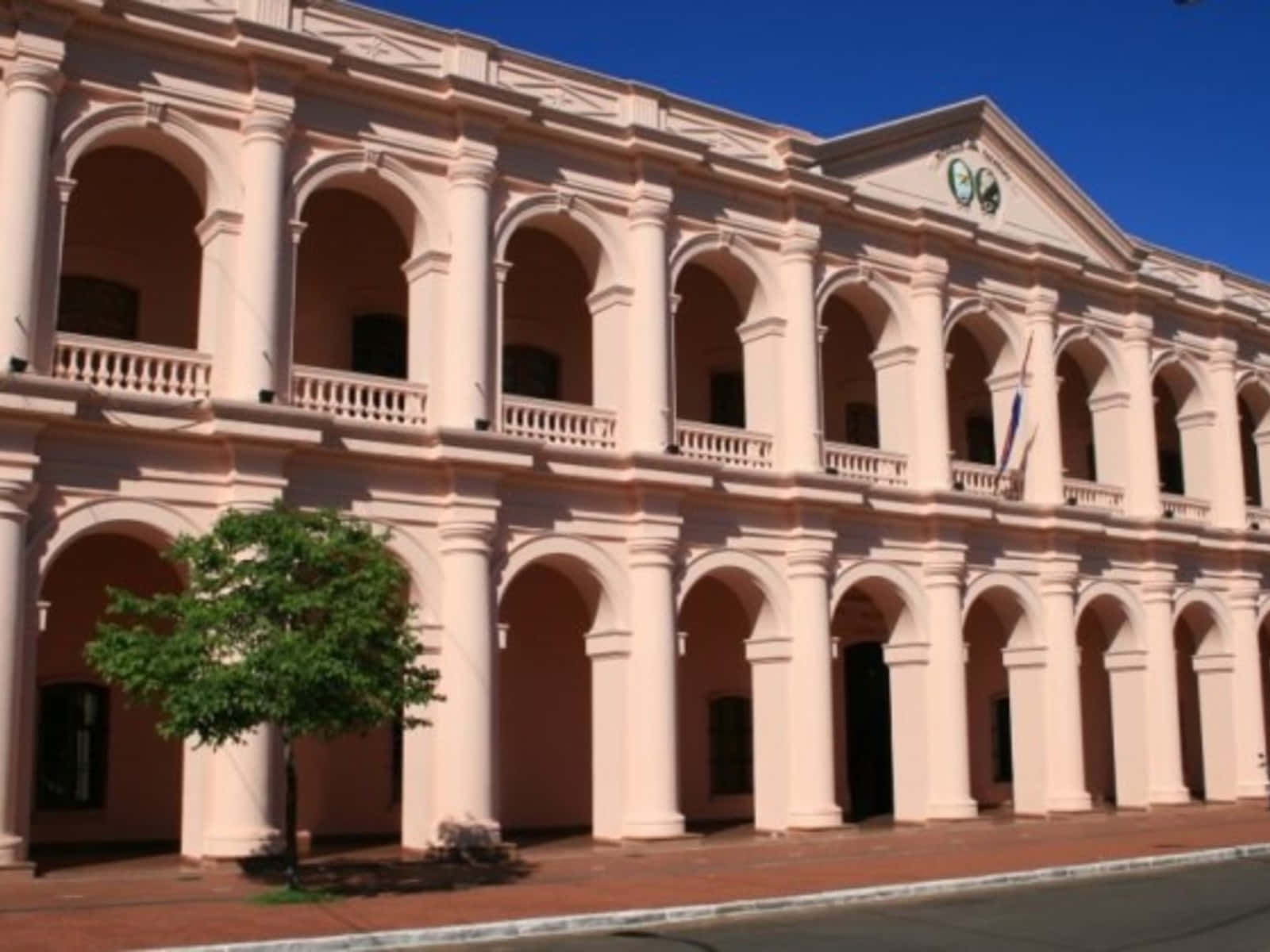 Cultural Center Of The Republic In Asuncion Background