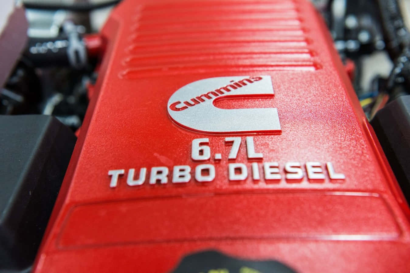 Cummins 6.7l Turbo Diesel Engine Background