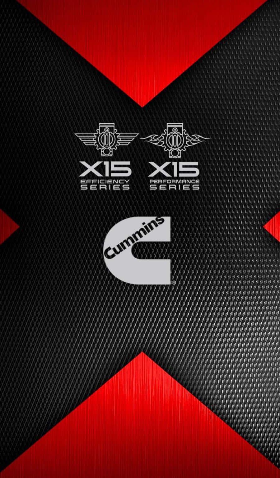 Cummins X15 Engine Logo Background