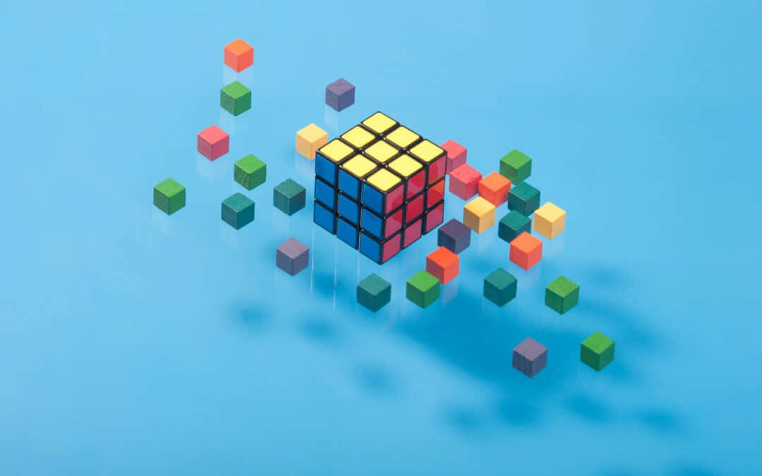 Cumulative Rubik's Cube Background