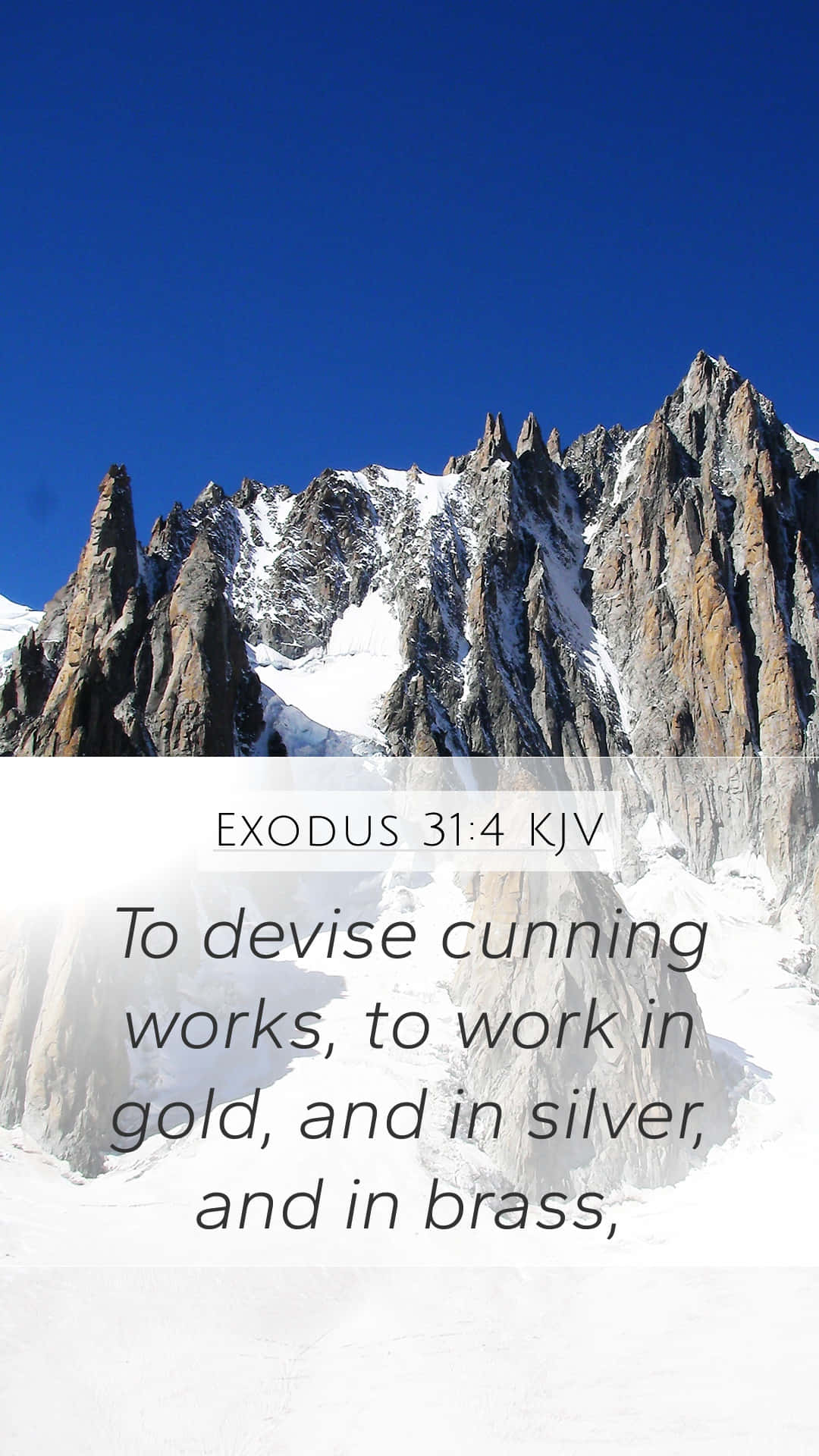 Cunning Bible Verse Blue Sky Background