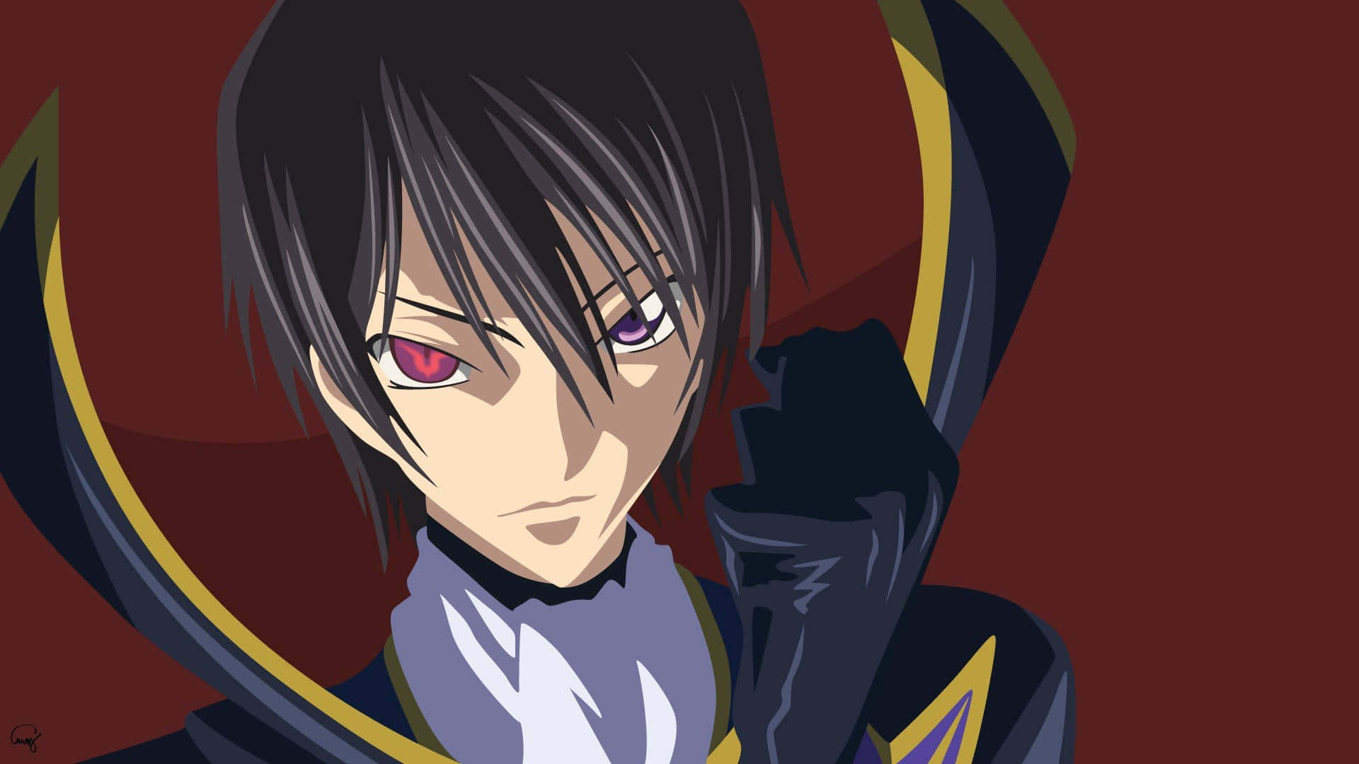 Cunning Red Eye Background
