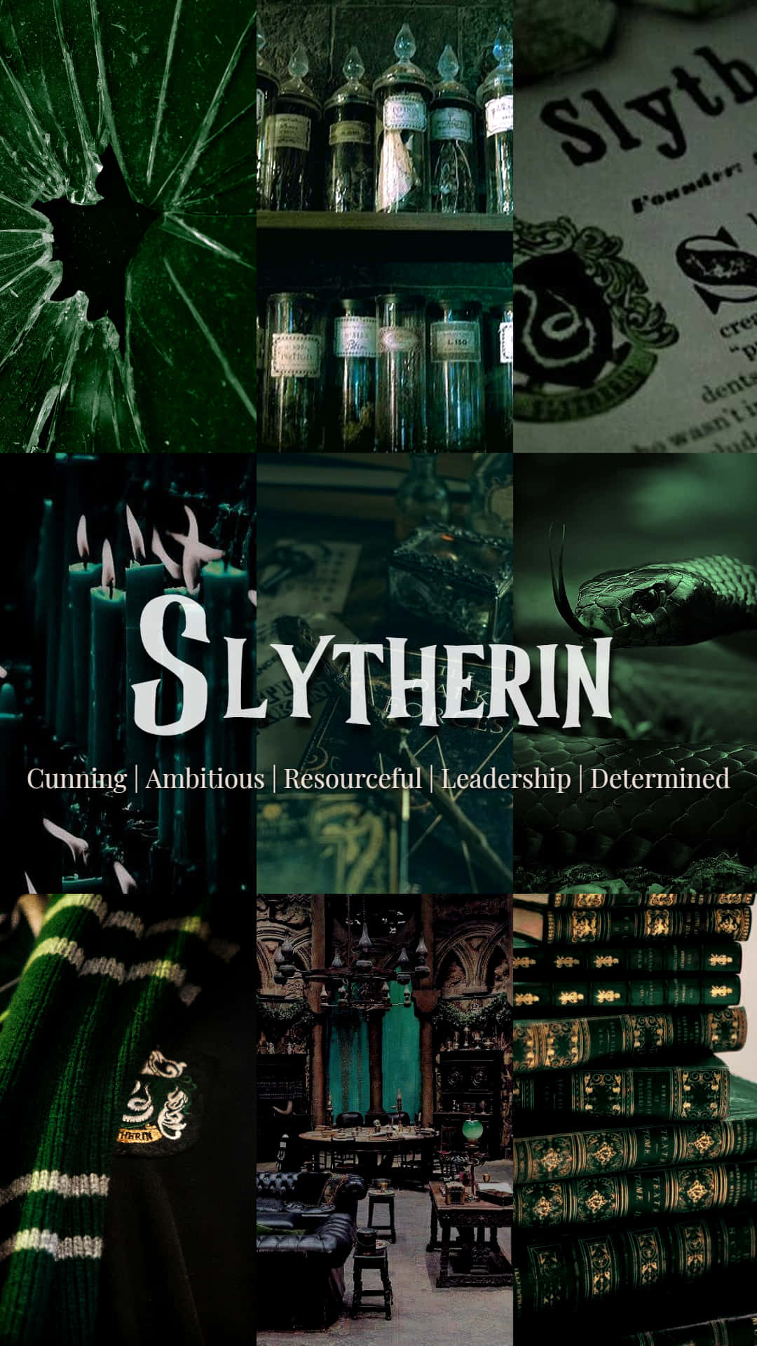Cunning Slytherin Traits Background