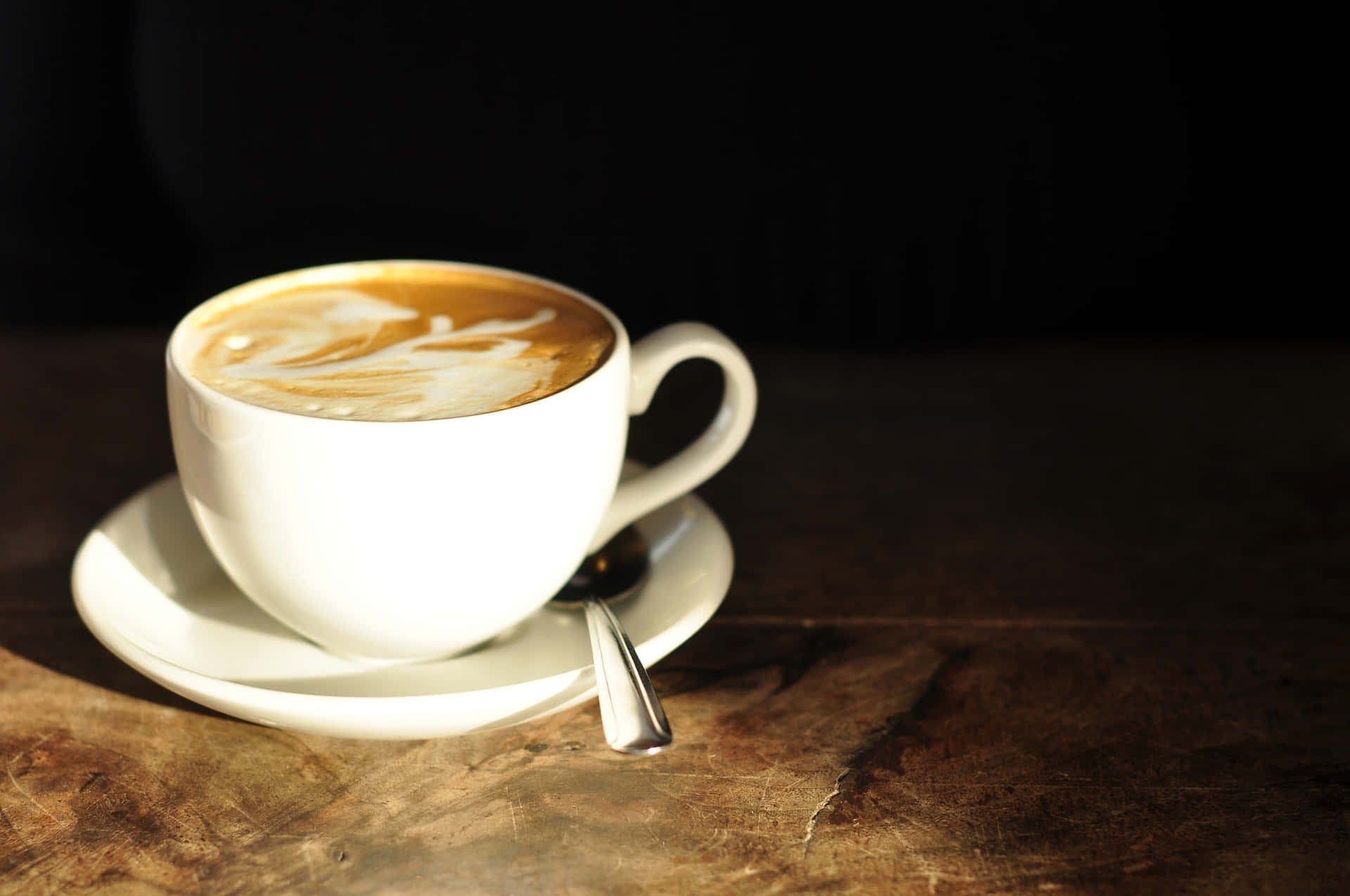 Cup Of Coffee With White Foam