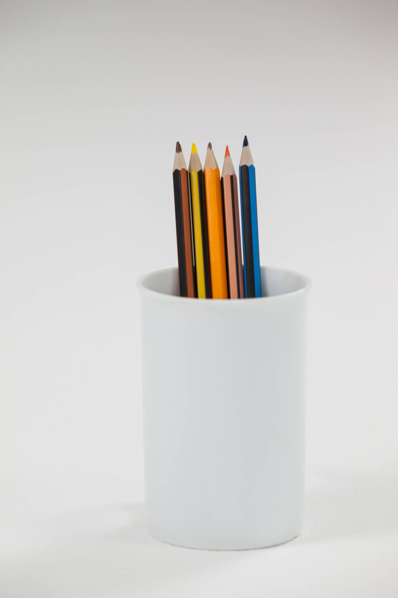 Cup Of Pencils For Art Study
